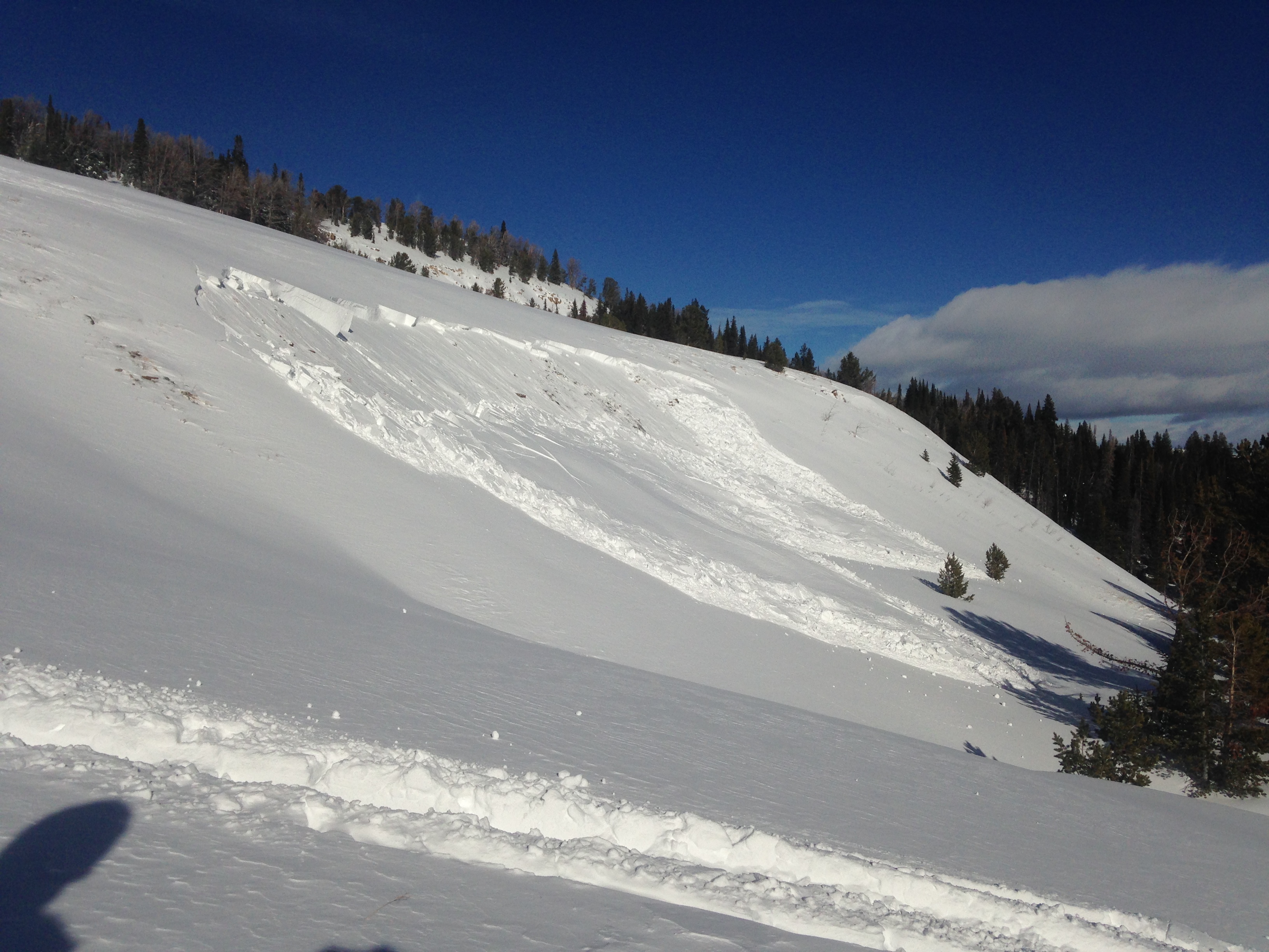 Avalanche near Lionhead Avalanche near Lionhead