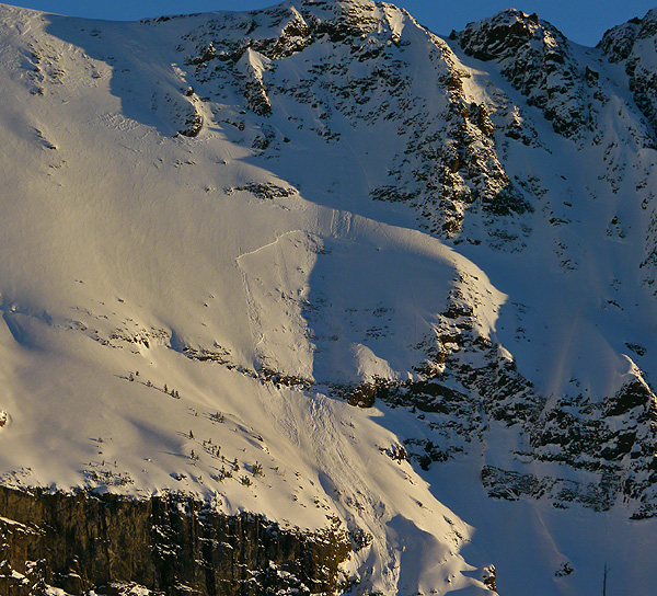 Natural Avalanche Near Cooke City Natural Avalanche Near Cooke City